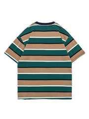 Threebooy Men's Vintage Striped Tee